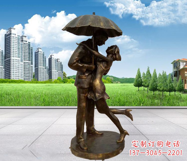 合肥情侣铜雕,浪漫定制
