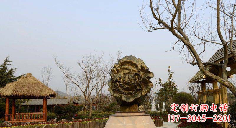 合肥公园大白菜景观铜雕