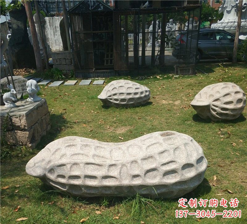 合肥精美大理石花生雕塑