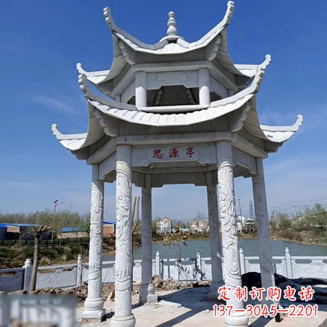 合肥公园大理石凉亭