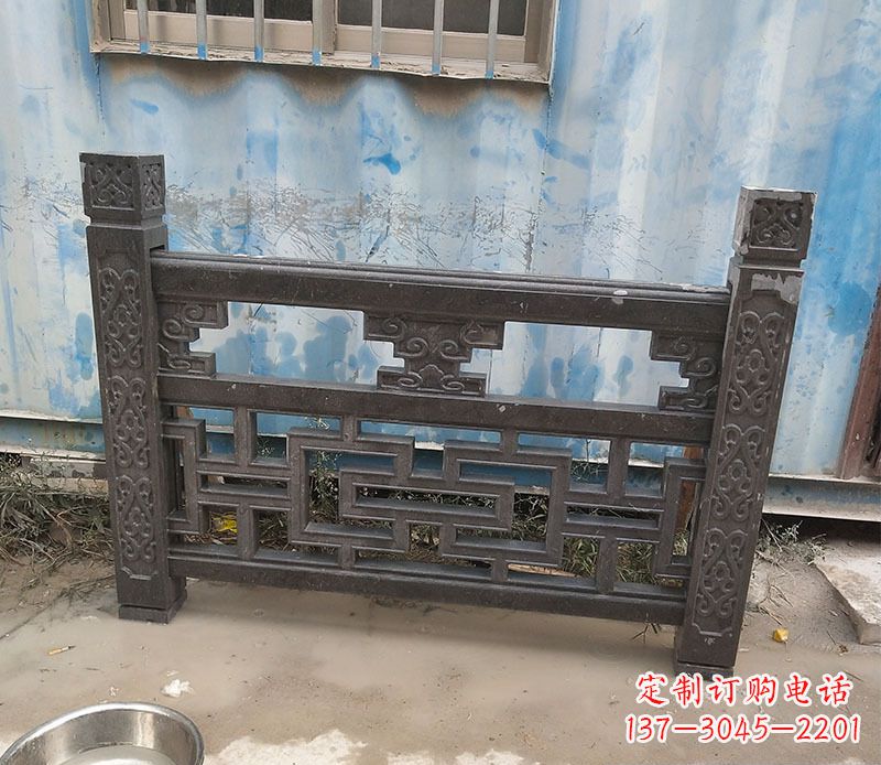 合肥集乐馆大理石栏板雕塑