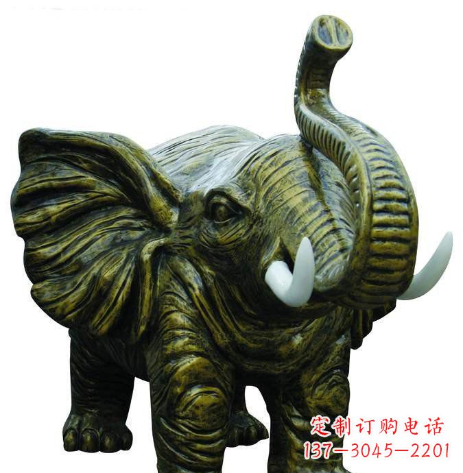 合肥精美的铜大象雕塑