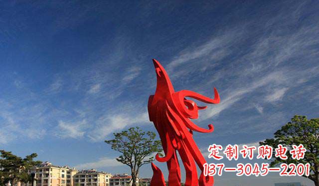 合肥精美不锈钢凤凰雕塑