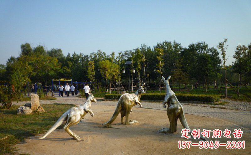 合肥高质量袋鼠铜雕