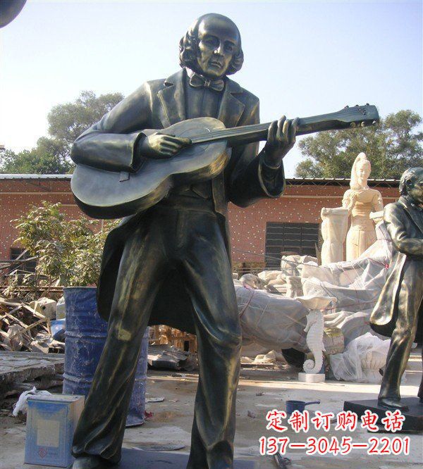 合肥高端精致吉他雕塑