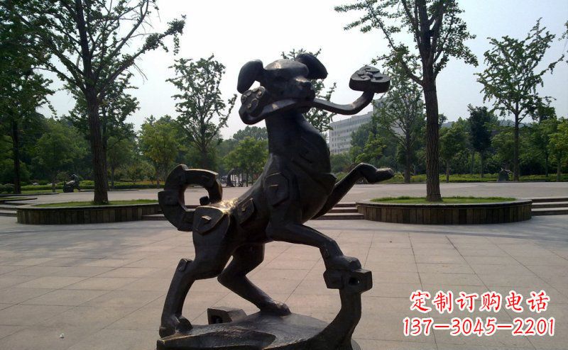 合肥中领雕塑狗动物铜雕