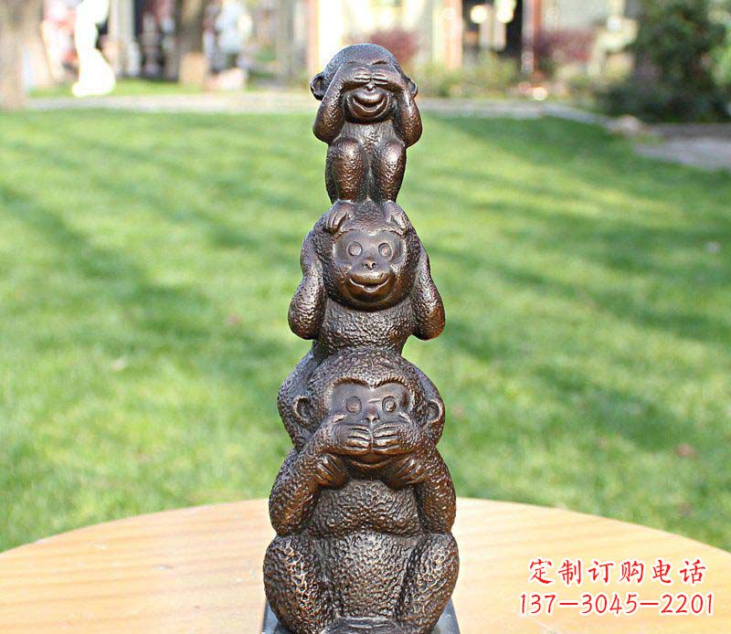 合肥高品质铜雕罗汉叠罗汉塑像