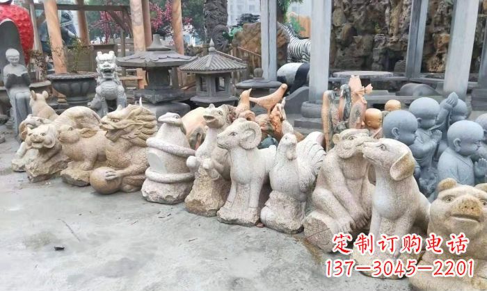 合肥十二生肖动物雕塑