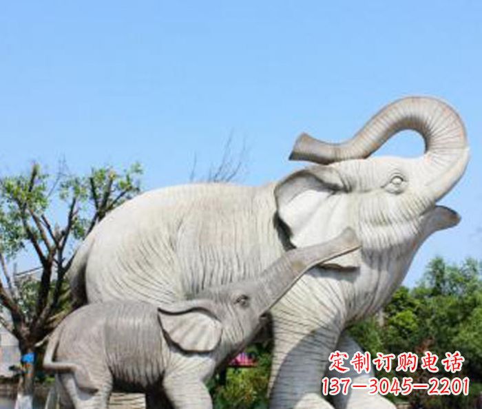 合肥流动的大理石动物雕塑