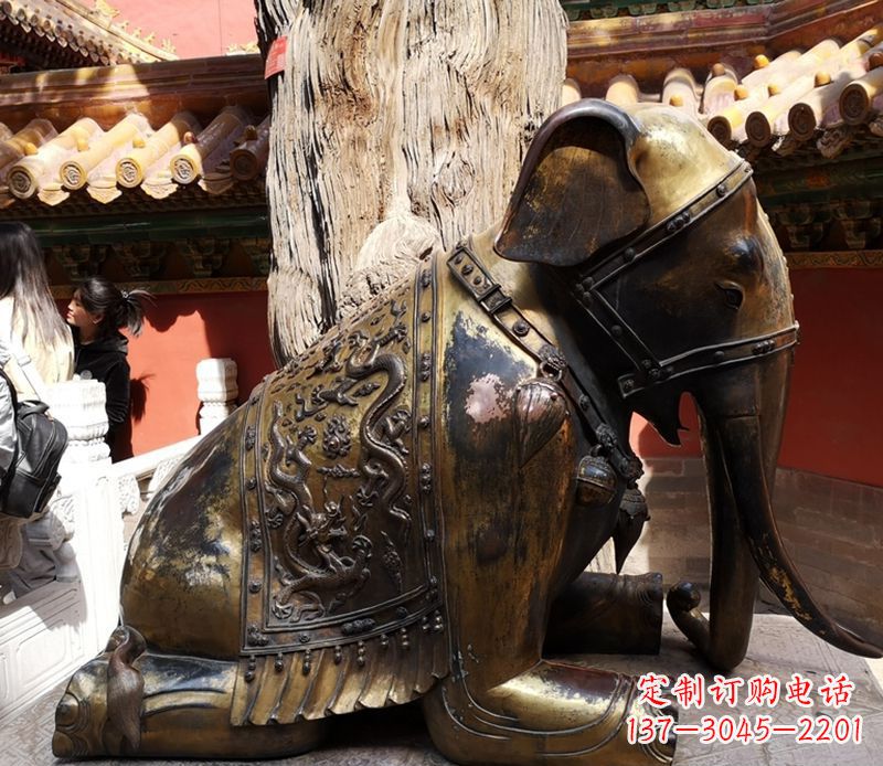 合肥震撼的象征--大象铜雕