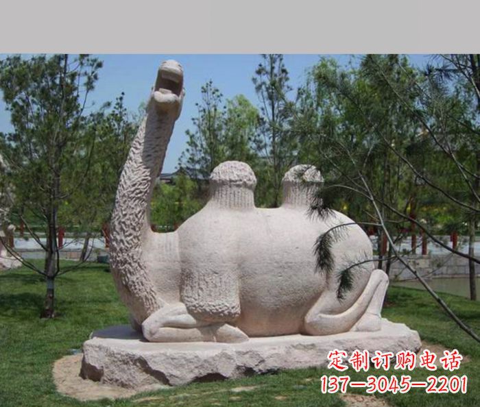 合肥优雅骆驼石雕