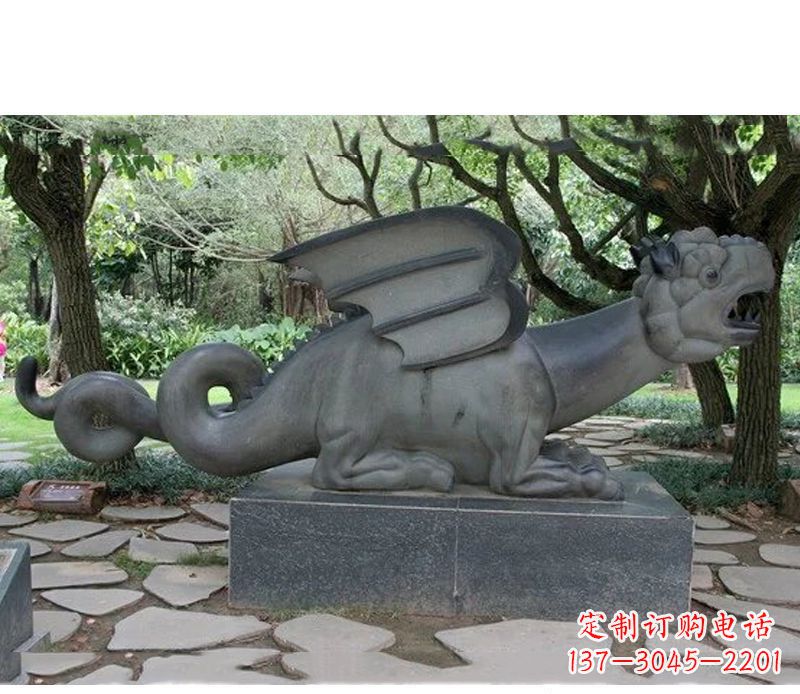 合肥公园动物恐龙石雕