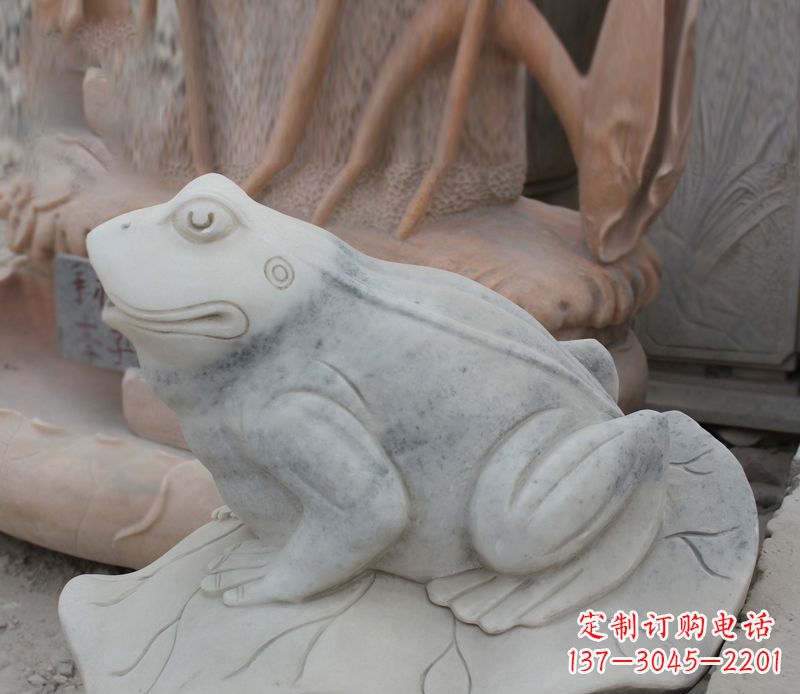 合肥公园动物青蛙景观石雕