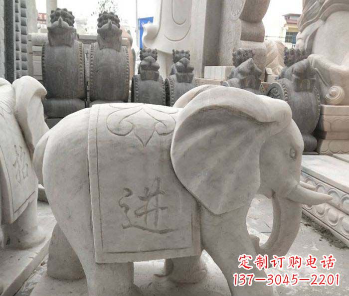 合肥小象石雕塑,展现美丽的艺术风采