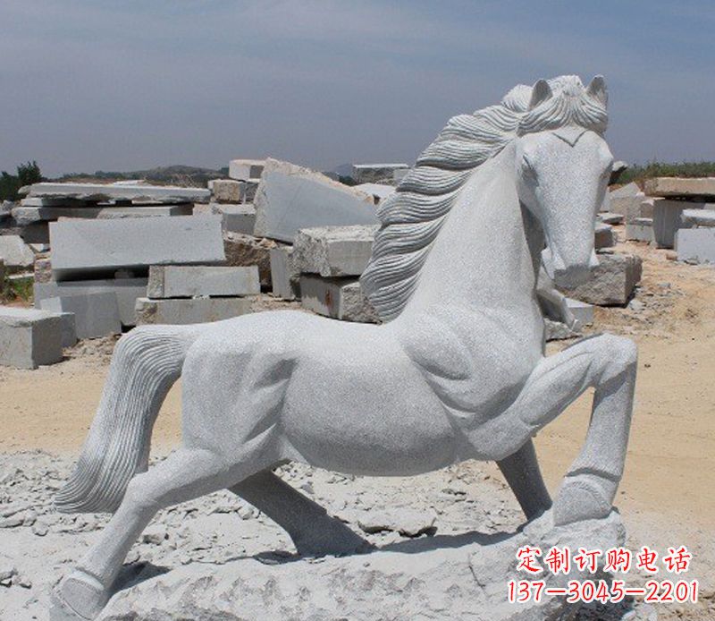 合肥公园动物小马雕塑