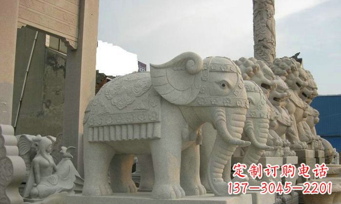 合肥产品名称优雅雕塑大象招财雕塑