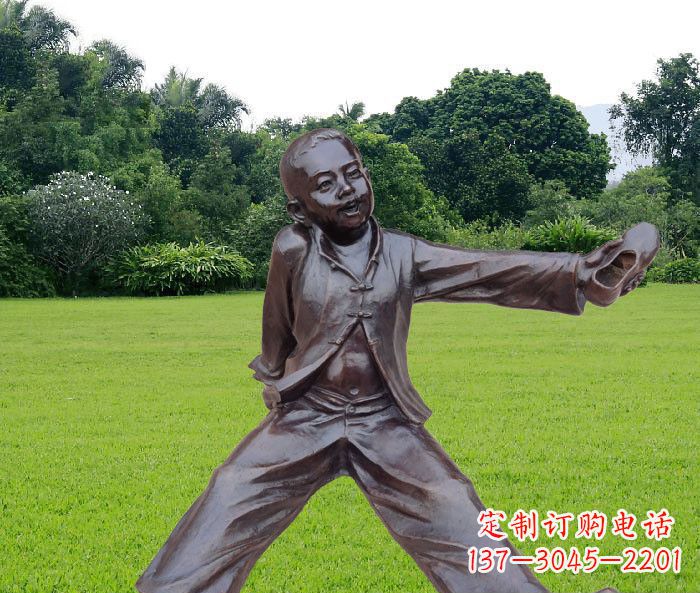 合肥优雅动人的儿童铜雕