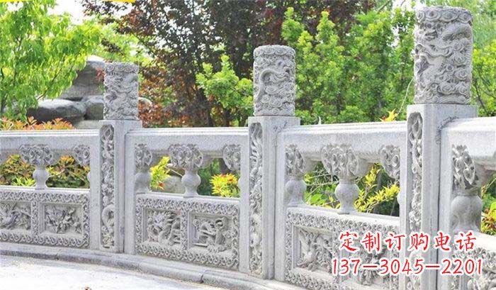 合肥公园仿古石栏板雕塑