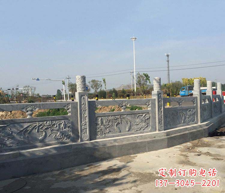 合肥风格各异的精美公园仿古石栏板雕塑