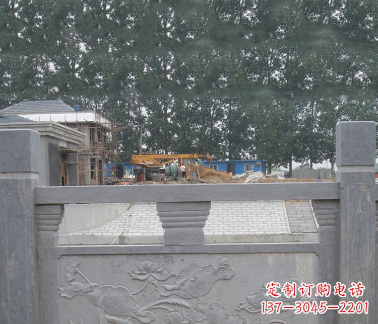 合肥公园仿古石栏板景观石雕 (9)