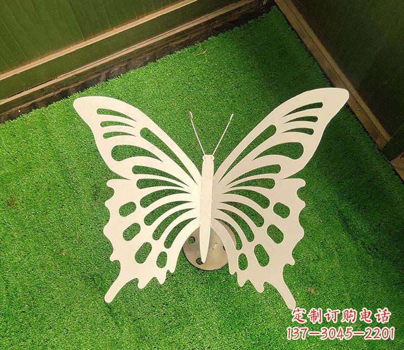 合肥优雅迷人的蝴蝶不锈钢雕塑