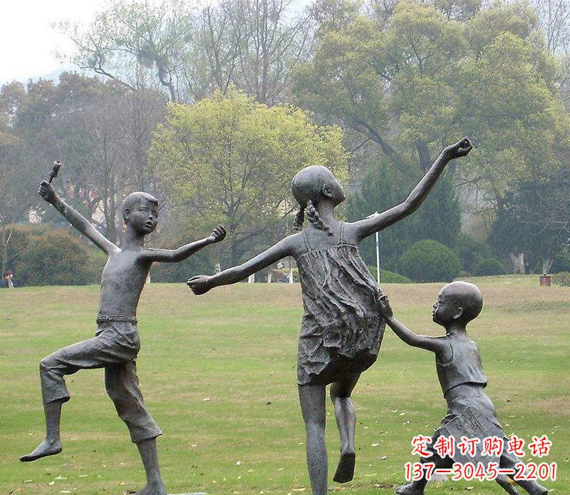 合肥浪漫童年·清新儿童铜雕