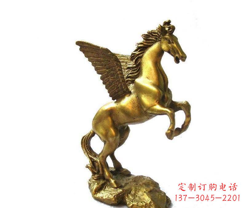 合肥公园飞马动物铜雕