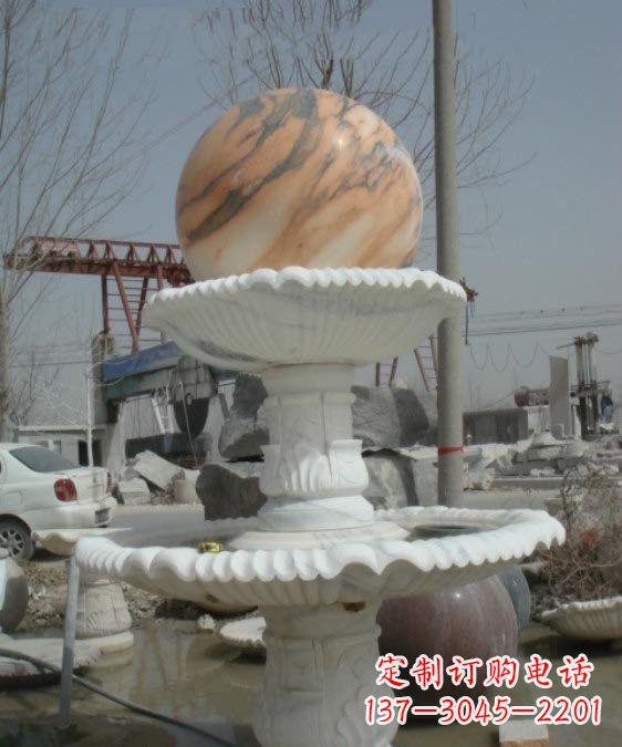 合肥公园风水球石雕