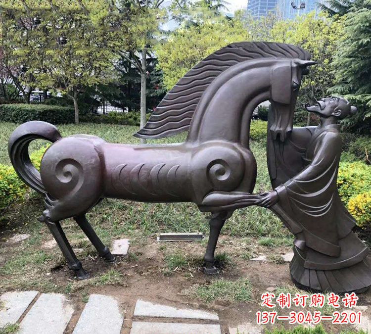 合肥展现历史名人的铜雕雕塑