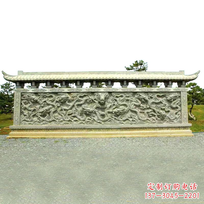 合肥山水玉龙壁雕艺术