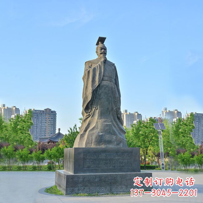 合肥荣耀隋文帝 杨坚青石雕塑
