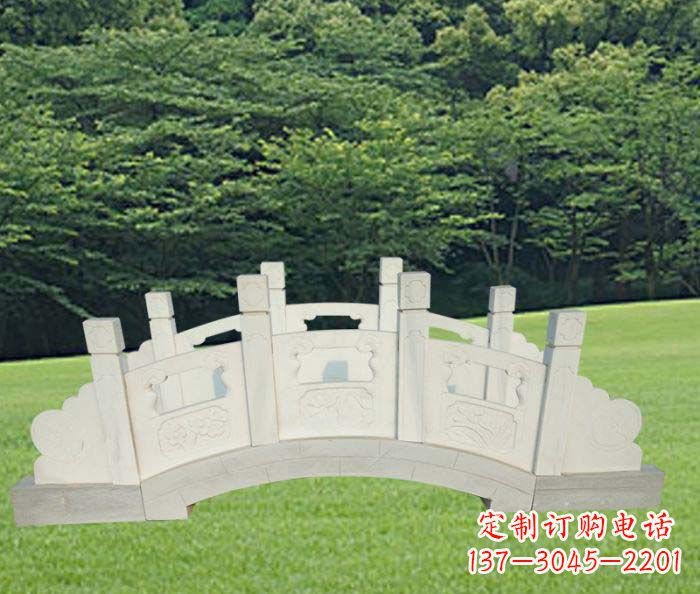 合肥公园汉白玉石拱桥