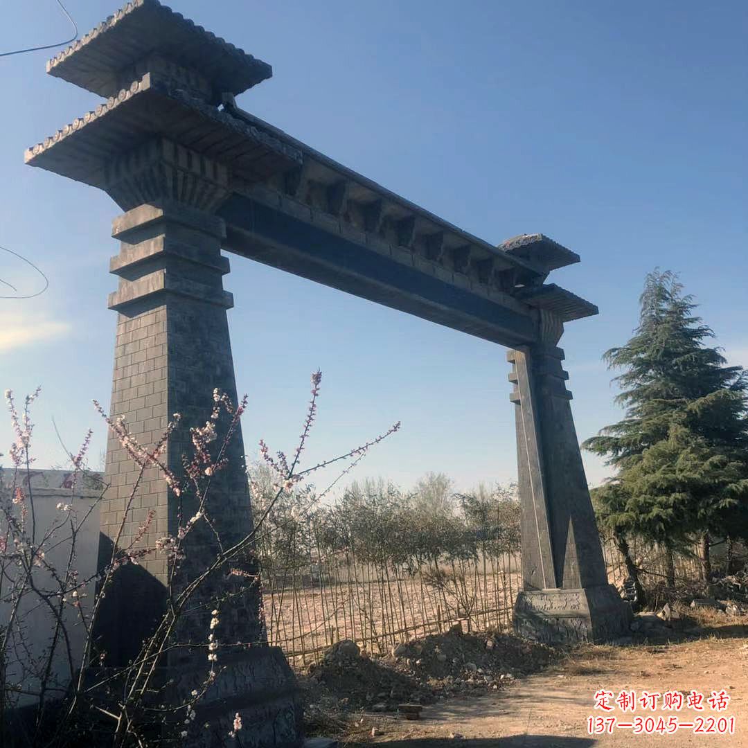 合肥公园汉阙大门石雕
