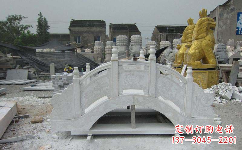 合肥精美的大理石拱桥雕塑
