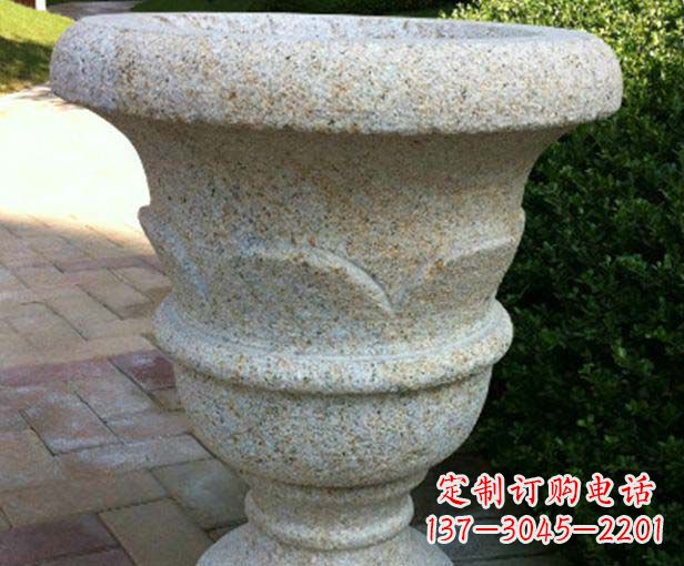 合肥大理石花盆石雕,为您的景观添色彩