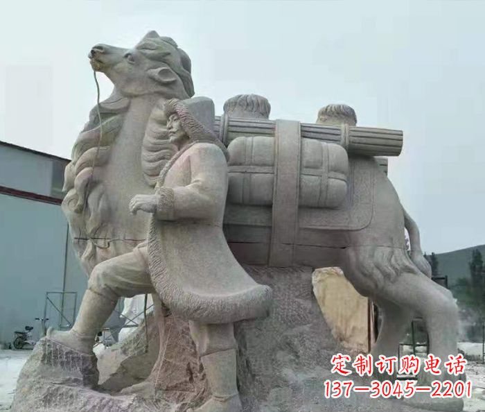 合肥精致精美的大理石骆驼石雕