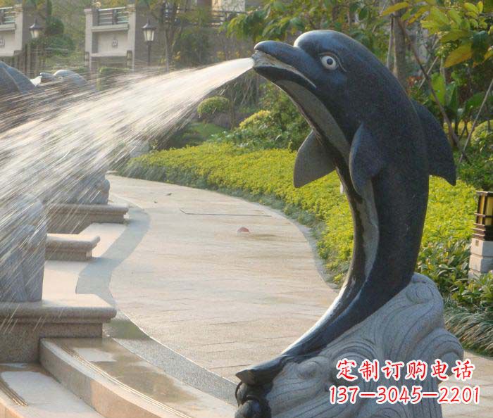 合肥现代公园景观海豚雕塑