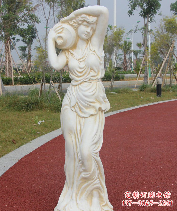 合肥公园景观汉白玉仕女石雕