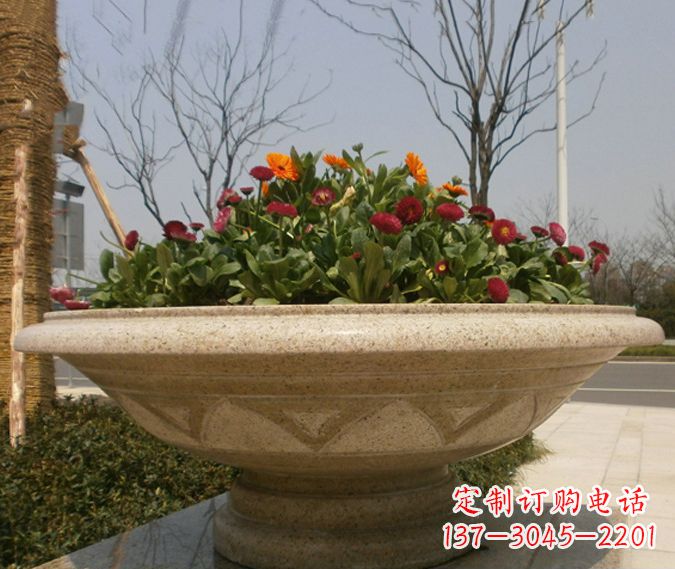 合肥中领雕塑花盆石雕