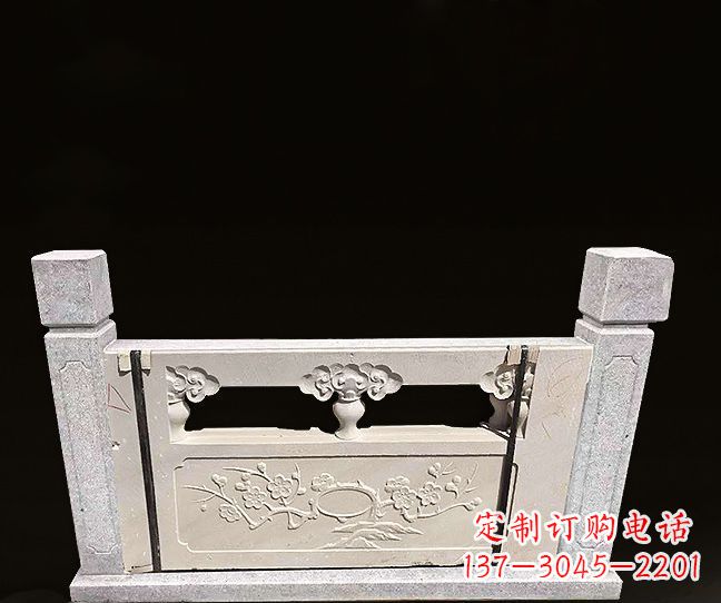 合肥梅花浮雕石栏板雕塑