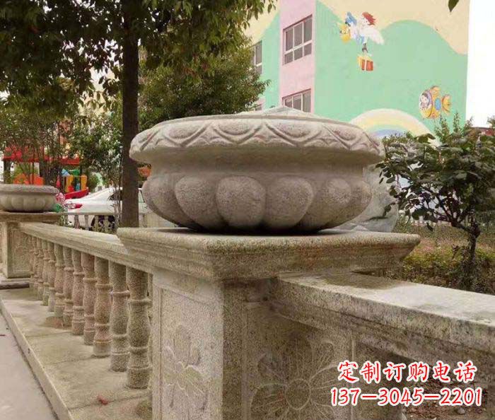 合肥砂岩花盆雕塑