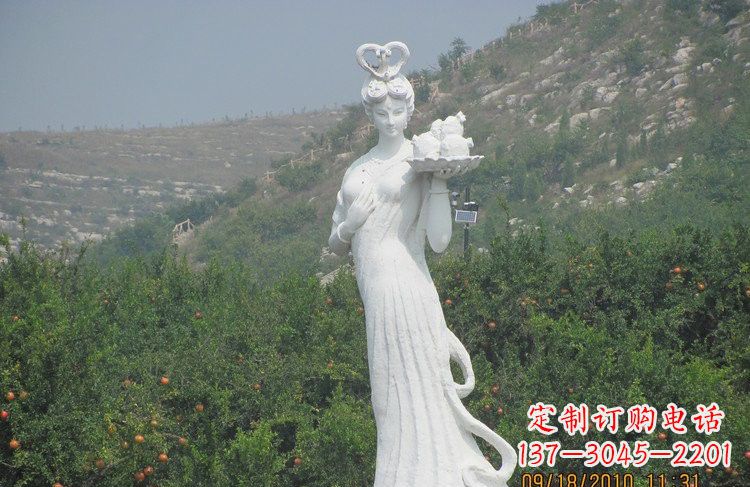 合肥公园景区石榴仙子石雕