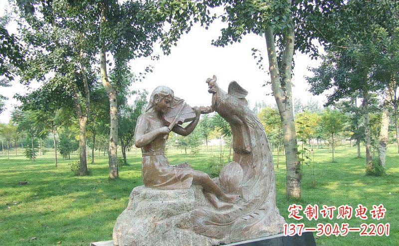 合肥艺术精美的凤凰雕塑