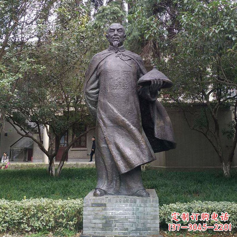 合肥传承晚清民族英雄林则徐精铸雕塑