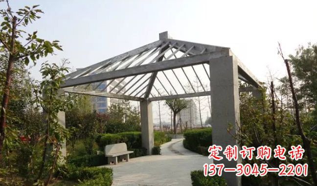 合肥公园凉亭不锈钢雕塑