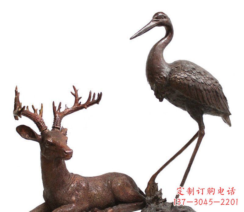 合肥中领雕塑仙鹤铜雕艺术品