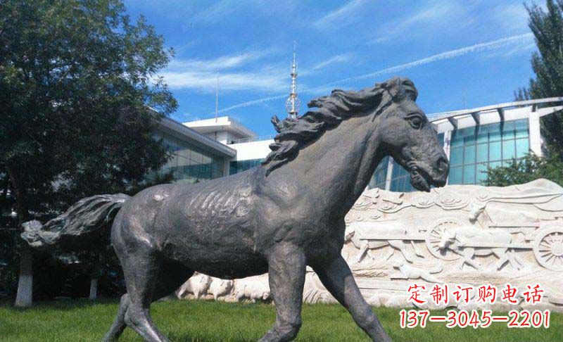 合肥马动物铜雕塑