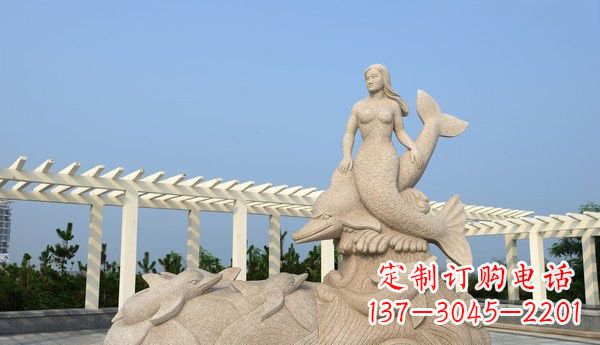 合肥中领雕塑 | 精致海豚雕塑