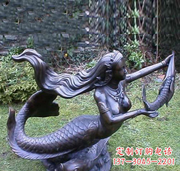 合肥美人鱼铜雕,精美传情