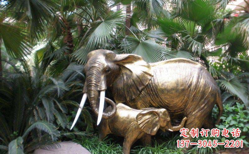 合肥中领雕塑-大象铜雕定制